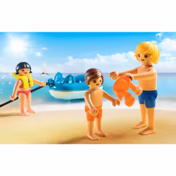 Playmobil FamilyFun Bateau Avec Bouées Et Vacanciers