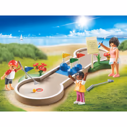 Playmobil FamilyFun Mini-Golf, 4 an(s), Multicolore, Plastique