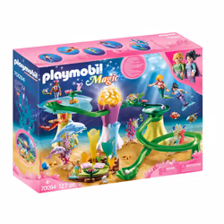 Playmobil Magic Pavillon de corail avec dôme lumineux, 4 an(s), AAA, Multicolore, Plastique