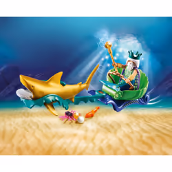 Playmobil Roi des mers avec calèche royale