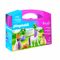 Playmobil Valisette Princesses Avec Licorne, Figurine jouet, 4 an(s), Plastique, 42 pièce(s), 398,33 g