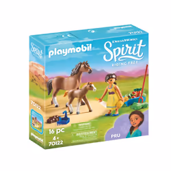 Playmobil Apo avec cheval et poulain, 4 an(s), Multicolore, Plastique
