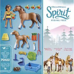 Playmobil Apo avec cheval et poulain