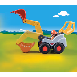 Playmobil 1.2.3 Pelleteuse