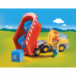 Playmobil 1.2.3 Camion benne
