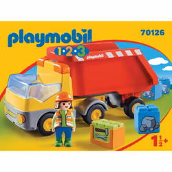 Playmobil 1.2.3 Camion benne - Vue supplémentaire 5