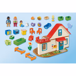 Playmobil 1.2.3 Maison familiale - Vue supplémentaire 4