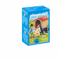 Playmobil Country Enfant avec chien, Action/Aventure, 4 an(s), Multicolore, Plastique