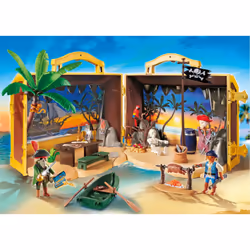 Playmobil Pirates Coffre Des Transportable, Pirate, 4 an(s), Multicolore, Plastique