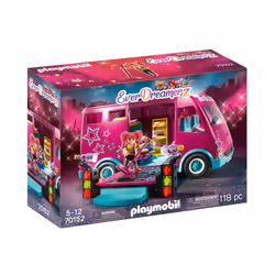 Playmobil Everdreamerz Bus de Tournée, Kit de figurines jouets, 5 an(s), Plastique, 118 pièce(s), 1,06 kg