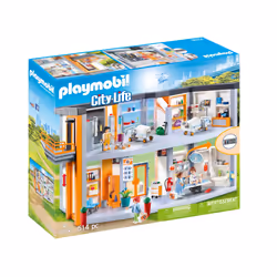 Playmobil City Life Hôpital aménagé, Action/Aventure, 4 an(s), Multicolore, Plastique