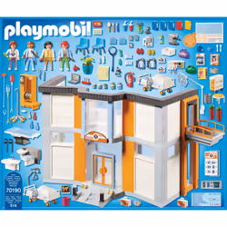 Playmobil City Life Hôpital aménagé