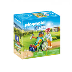 Playmobil City Life Patient en fauteuil roulant