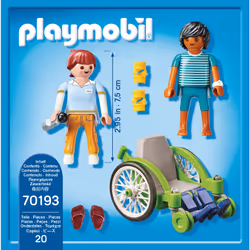 Playmobil City Life Patient en fauteuil roulant