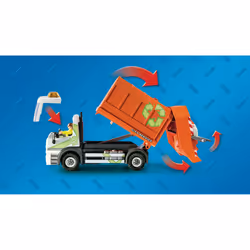 Playmobil City Life Camion De Recyclage Poubelle