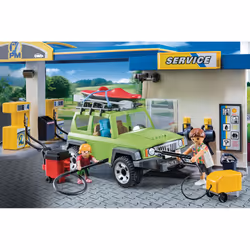 Playmobil City Life Station Essence, Action/Aventure, 4 an(s), Multicolore, Plastique