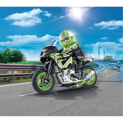 Playmobil City Life Pilote Et Moto