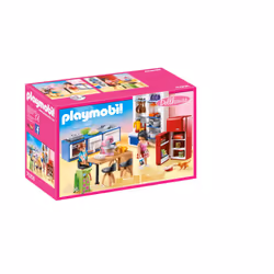 Playmobil Dollhouse Cuisine familiale, Action/Aventure, 4 an(s), Multicolore, Plastique