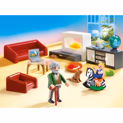 Playmobil Dollhouse Salon avec cheminée