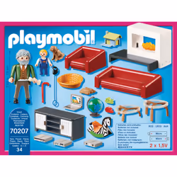 Playmobil Dollhouse Salon avec cheminée