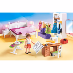 Playmobil Dollhouse Chambre avec espace couture