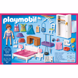 Playmobil Dollhouse Chambre avec espace couture