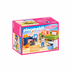 Playmobil Dollhouse Chambre d'enfant avec canapé-lit, Action/Aventure, 4 an(s), Multicolore, Plastique