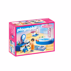Playmobil Dollhouse Salle de bain avec baignoire, Action/Aventure, 4 an(s), Multicolore, Plastique