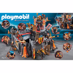 Playmobil Knights Forteresse volcanique des Burnham Raider