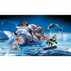 Playmobil Top Agents Véhicule des neiges de la Spy Team