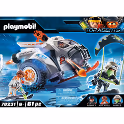 Playmobil Top Agents Véhicule des neiges de la Spy Team - Vue supplémentaire 4