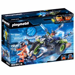 Playmobil Top Agents Moto des neiges des Rebelles arctiques, Action/Aventure, 6 an(s), Multicolore, Plastique
