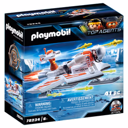 Playmobil Top Agents Agent volant de la Spy Team, Action/Aventure, 6 an(s), Multicolore, Plastique