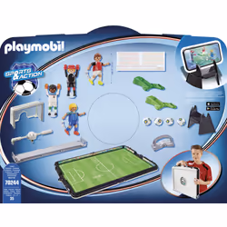 Playmobil Grand terrain de football transportable