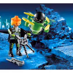 Playmobil SpecialPlus Agent avec drone