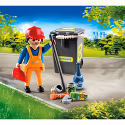 Playmobil Agent d'entretien de la voirie