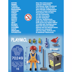 Playmobil Agent d'entretien de la voirie
