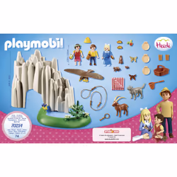 Playmobil Heidi, Peter et Clara au lac de cristal