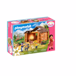 Playmobil Peter avec étable de chèvres, 4 an(s), Piles fournies, CR2032, Multicolore, Plastique