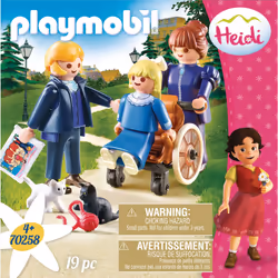 Playmobil Clara avec son père et Mlle Rottenmeier - Vue supplémentaire 4