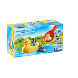 Playmobil Famille de canards et enfant