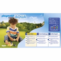 Playmobil Famille de canards et enfant