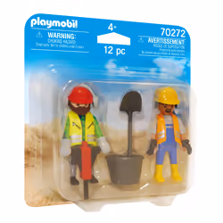 Playmobil Ouvriers de chantier, 4 an(s), Multicolore, Plastique