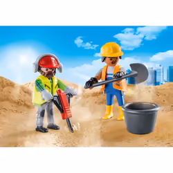 Playmobil Ouvriers de chantier