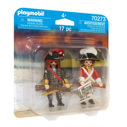Playmobil Capitaine pirate et soldat