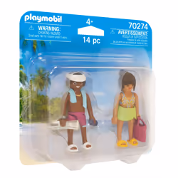 Playmobil Couple de vacanciers, 4 an(s), Multicolore, Plastique