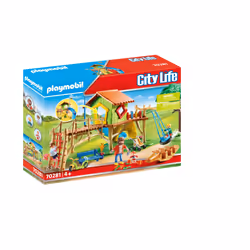 Playmobil City Life Parc de jeux et enfants, Kit de figurines jouets, 4 an(s), Plastique, 83 pièce(s), 844,85 g