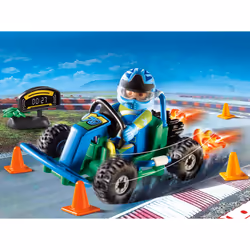 Playmobil City Life Set cadeau Pilote de kart