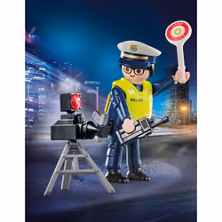 Playmobil Policier avec radar