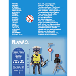 Playmobil Policier avec radar